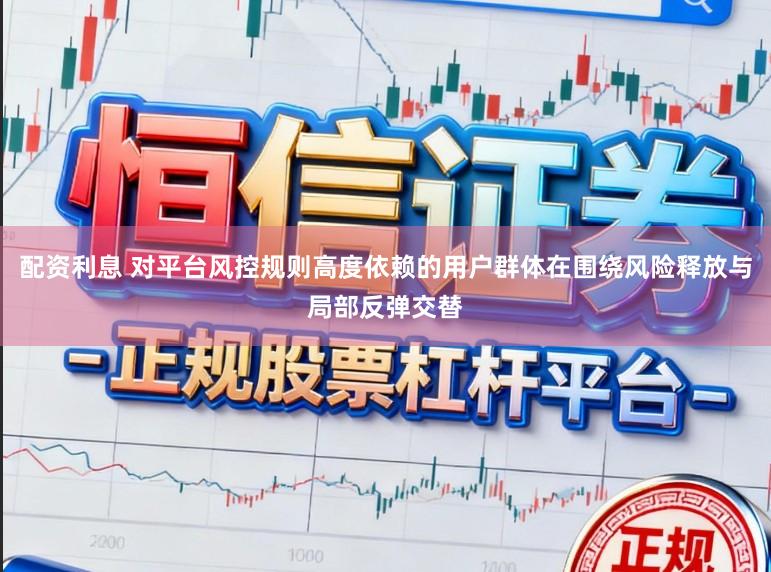 配资利息 对平台风控规则高度依赖的用户群体在围绕风险释放与局部反弹交替