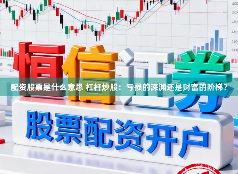 配资股票是什么意思 杠杆炒股：亏损的深渊还是财富的阶梯？
