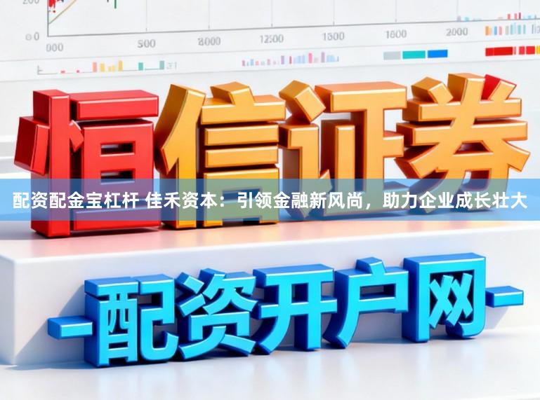 配资配金宝杠杆 佳禾资本：引领金融新风尚，助力企业成长壮大