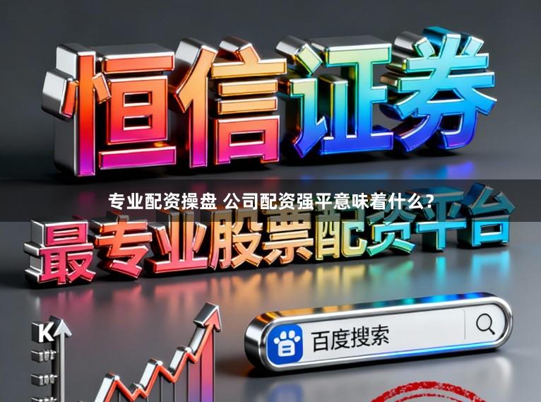 专业配资操盘 公司配资强平意味着什么？